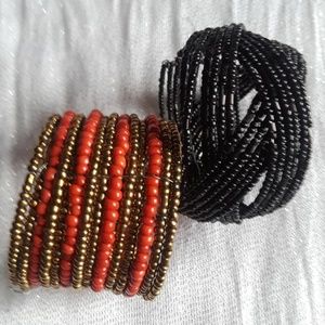 Y2K VINTAGE ARTISAN♥️ Boho Beaded Bracelets